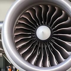 Jet Engine Closeup: Aviation Powerhouse.