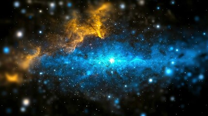 Naklejka premium Cosmic Nebula (13)