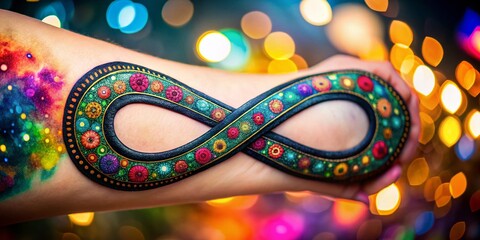 Infinity Tattoo Design: High-Resolution Photo of Intricate Symbol