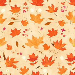 Creative 2D Doodle seamless pattern Floral or flower Illustrations