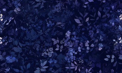 Creative 2D Doodle seamless pattern Floral or flower Illustrations