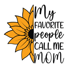 Obraz premium Stylish Happy Mother’s Day Typographic T-shirt with Blessed Mama and Mom Life