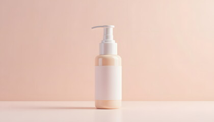 3D Render of a Luxury Beauty Product Bottle for Lotions & Serums