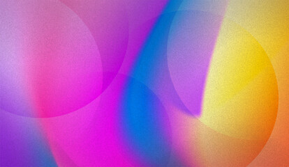 gradient blurred colorful with grain noise effect background, for art product design, social media, trendy,vintage,brochure,banner	
