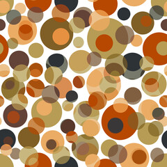 Simple abstract geometric polka dot pattern Small colorful polka dots in Warm autumn, natural, organic muted colors Farmhouse, cottage decor Home textile design Retro design