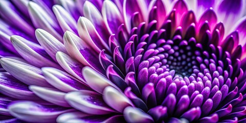 Obraz premium Macro Abstract Photography: White, Purple, and Black Texture