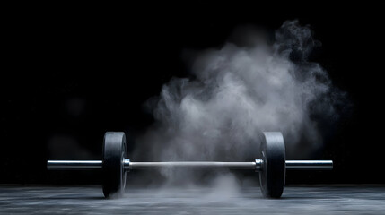 Powerful Dumbbells With Dust Cloud