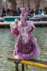 Disguised Person - Annecy Venetian Carnival 2013