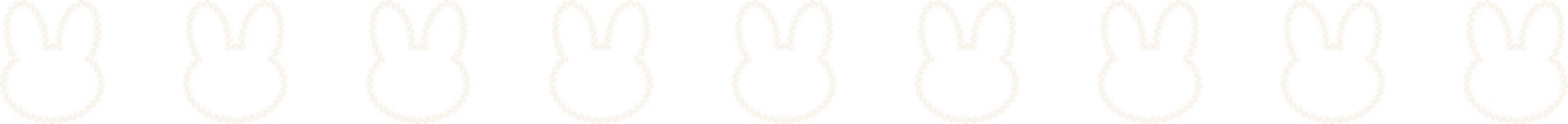 Aesthetic Coquette Cute Rabbit Pearl Border