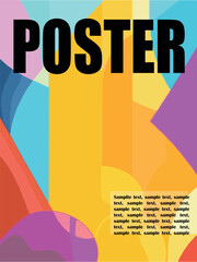Abstract vector poster