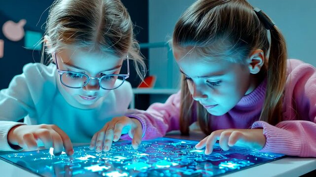 Collaborative Learning in Education with Digital Puzzles