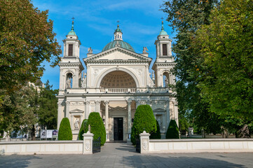Obraz premium Church of Saint Anne in Wilanow, Warsaw, Masovian Voivodeship, Poland