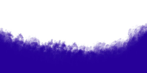 Purple smoke cloud fog dust isolated on transparent background. Colorful smoke smog misty fog steam explosion special effect. Smoke texture for Compositing, covering, overlay, design elements, PNG