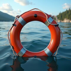 A flotation device used to save lives in water emergencies