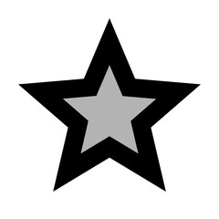 Star with Outline
