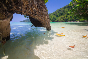 Surin Islands National Park (Moo Koh Surin) one of the most beautiful tourist and snorkeling destinations in Thailand. Enjoy crystal clear water and famous white sand beaches. Located in Phang Nga 
