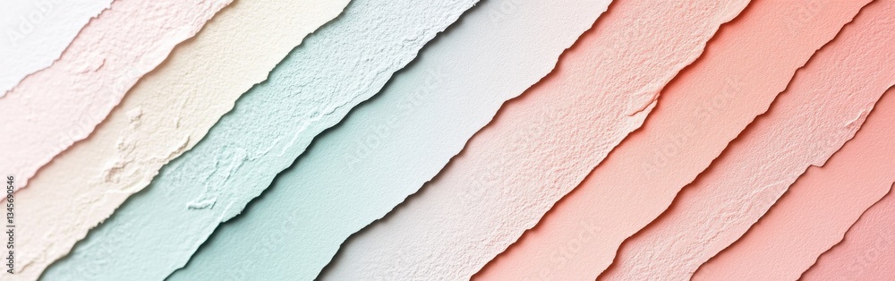 Fototapete Smooth gradient layers creating an elegant and soothing visual experience with soft colors transitioning from white to pink