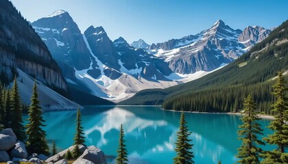 Moraine Lake Canada Rocky Mountains
