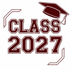 Simple and Elegant Class of 2027 Graduation 