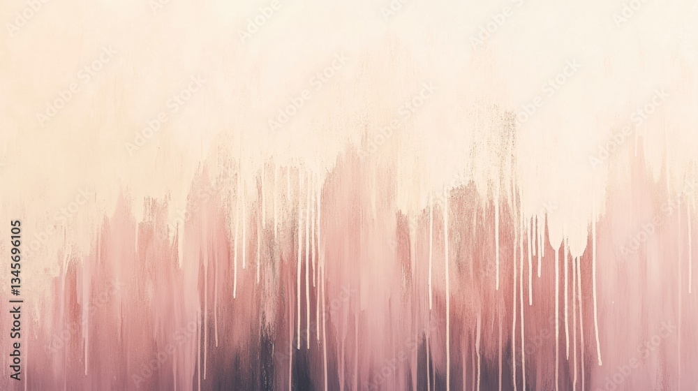 Poster Abstract pencil strokes create a soft backdrop with natural tones and flowing textures to enhance artistic expression