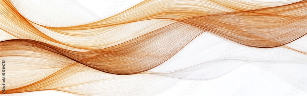 Fototapete abstract flowing lines create a dynamic interplay of pencil strokes in various shades against a mini
