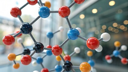 3d render of molecule