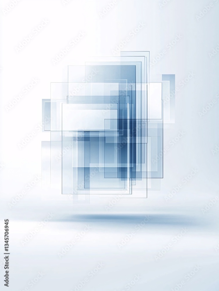 Poster modern website layout with parallax scrolling effect, trendy web design feature, immersive user expe