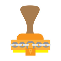 Confidential Stamp Vector Flat Icon Design