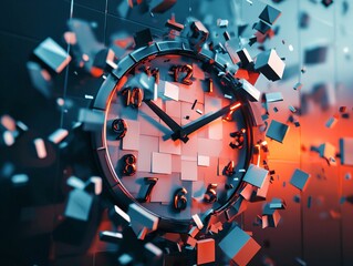 Exploding Clock