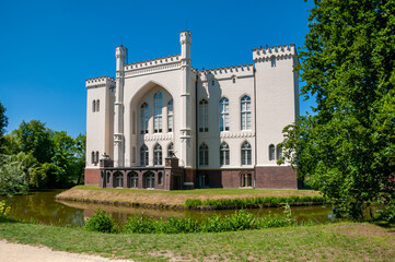 Fototapeta premium Neogothic Castle of Dzialynski. Kornik, Greater Poland Voivodeship, Poland 