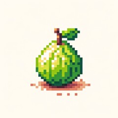Obraz premium Fruits Pixel 8 bit - Guava