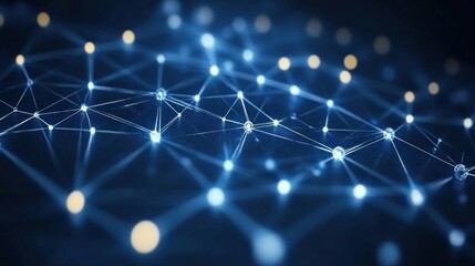 Global Network Connection Digital Data Flow