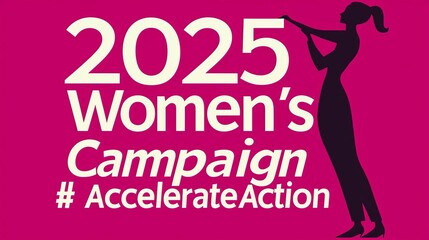 2025 women's campaign for gender equality global reach digital graphic inspiring action