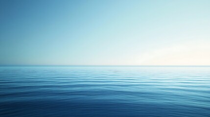 Obraz premium Tranquil Ocean Serenity: A Peaceful Seascape at Dawn