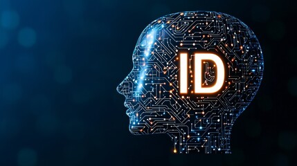 Tech insights on ai identity concepts and futuristic visual graphics in the digital realm