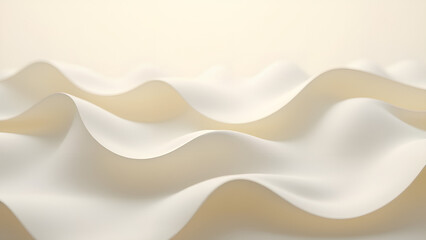 Obraz premium Abstract Waves in Soft Pastel Tones