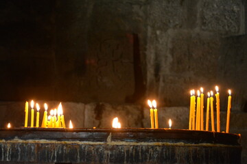 ハガルツィン修道院のキャンドル