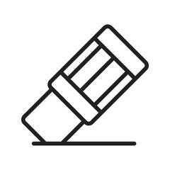 Eraser icon vector image. Suitable for mobile apps, web apps and print media.