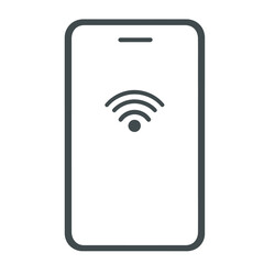 Mobile Phone WiFi Icon