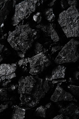 Natural black wood charcoal texture background