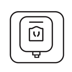 Wall Electrical Outlet Drawing
