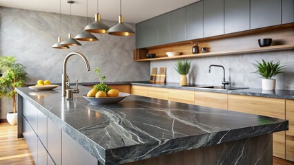 Sleek Soapstone Countertops: Minimalist Kitchen Design