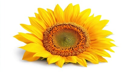 Fototapeta premium Vibrant Sunflower Close-Up: A Stunning Floral Display