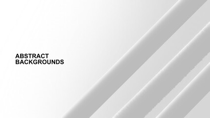Simple modern white grey abstract background