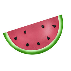 Watermelon Slice Illustration