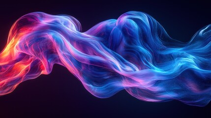 Fototapeta premium Abstract dynamic flowing forms