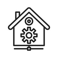 Home Automation icon vector image. Suitable for mobile apps, web apps and print media.