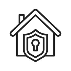 Security System icon vector image. Suitable for mobile apps, web apps and print media.