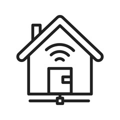 Smart Home icon vector image. Suitable for mobile apps, web apps and print media.