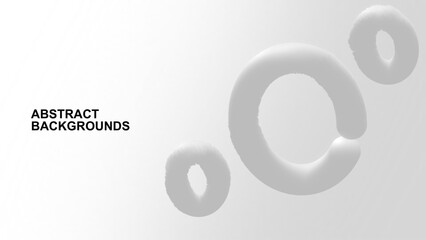 Simple modern white grey abstract background